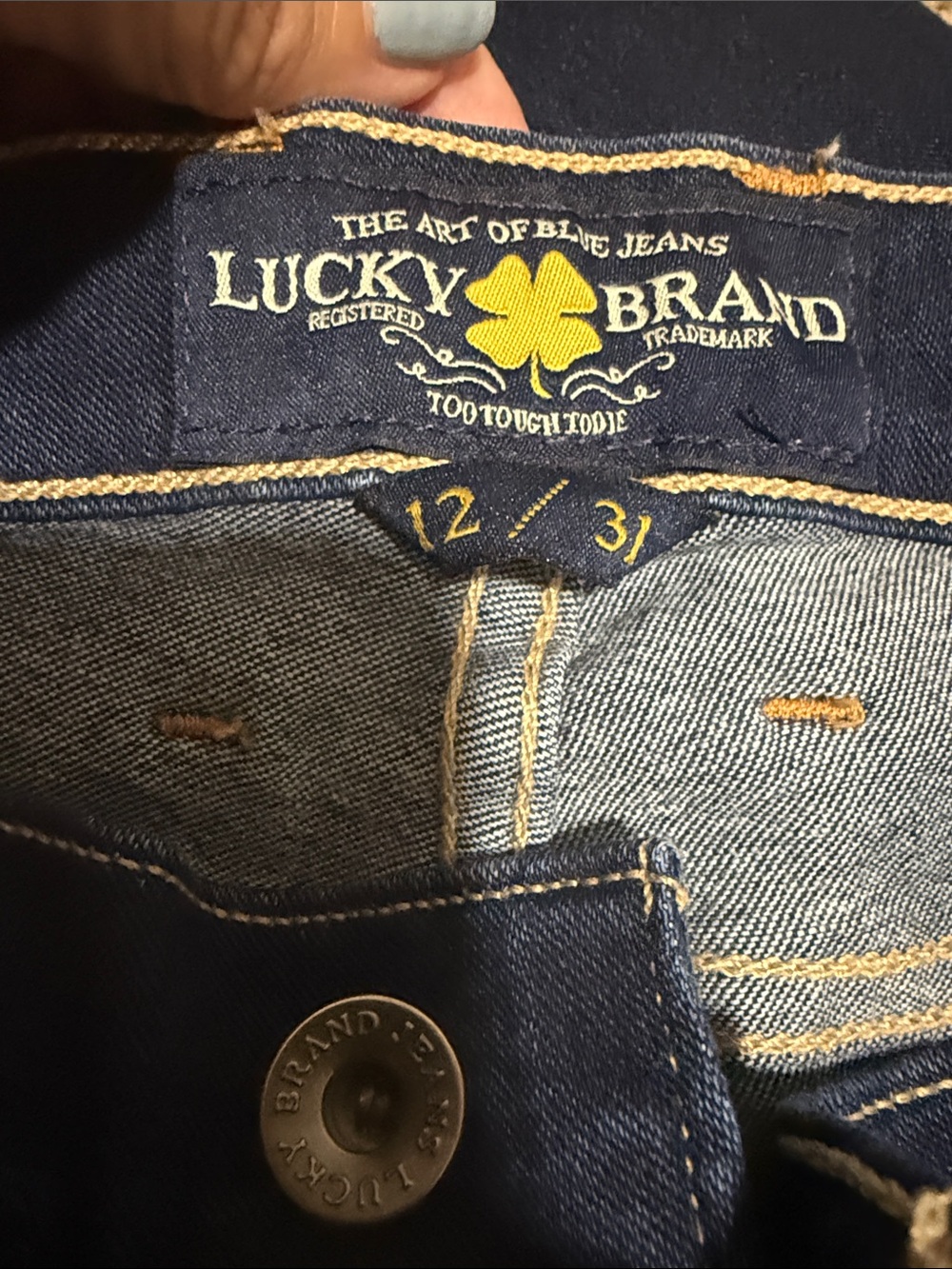 New with Tags Lucky Brand Dark Charlie Skinny Jeans - Picture 6 of 6